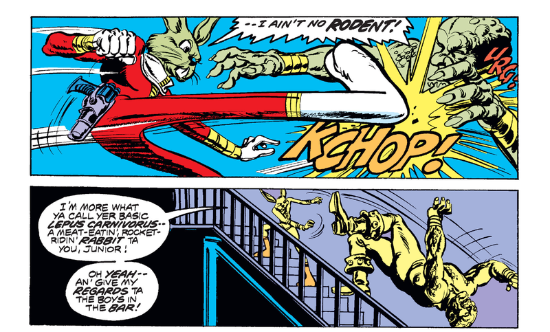 Don’t mess with the rocket-ridin’ rabbit!